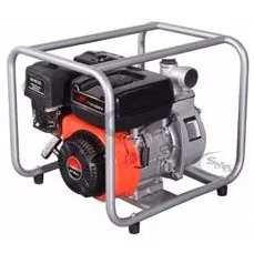 3" ALUMINUM TRANSFER PUMP IN ROLL CAGE WITH 7 HP ENGINE