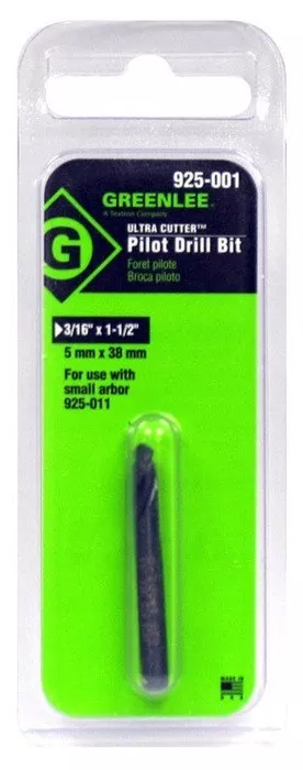 GREENLEE 3/16 inch Greenlee Small Pilot Drill