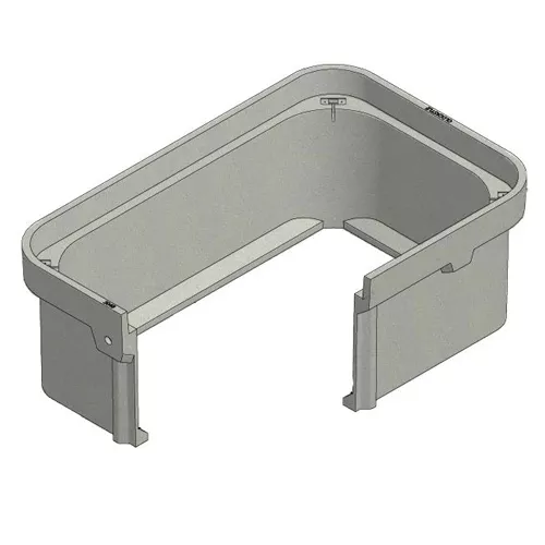 Oldcastle 13241670 Duralite Enclosure Rectangular Enclosure, Plastic Composite