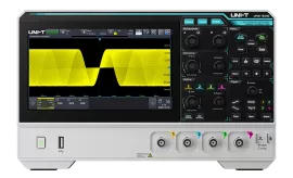 UNI-T UPO1154HD HD Oscilloscope with REAL 12-bit resolution, 150MHz, 1.25 GSa/s, 4 CH, Memory Depth: 100 Mpts, 1,000,000 wfm/s, 7" HD multi-touch display